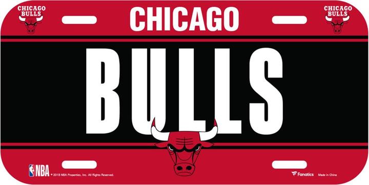 Produktbild Fanatics NBA Kennzeichenschild Chicago Bulls