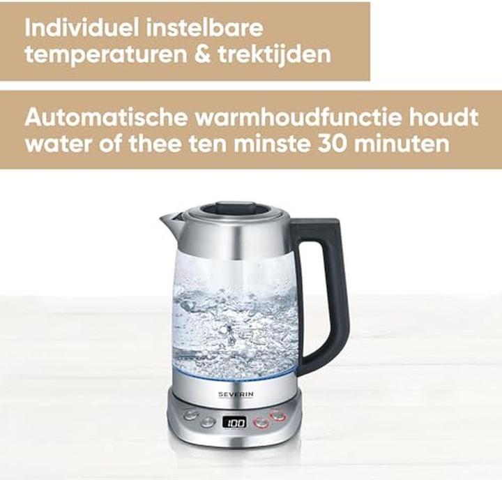 Produktbild Severin WK 3480 Glas-Tee-/Wasserkocher Deluxe (1.70 l)