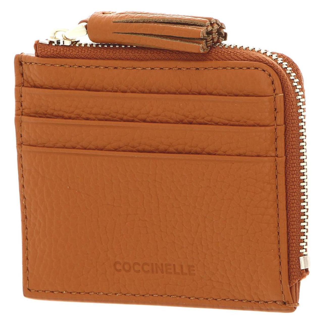 Coccinelle, Damen, Portemonnaie, Tassel Credit Card Holder, Orange