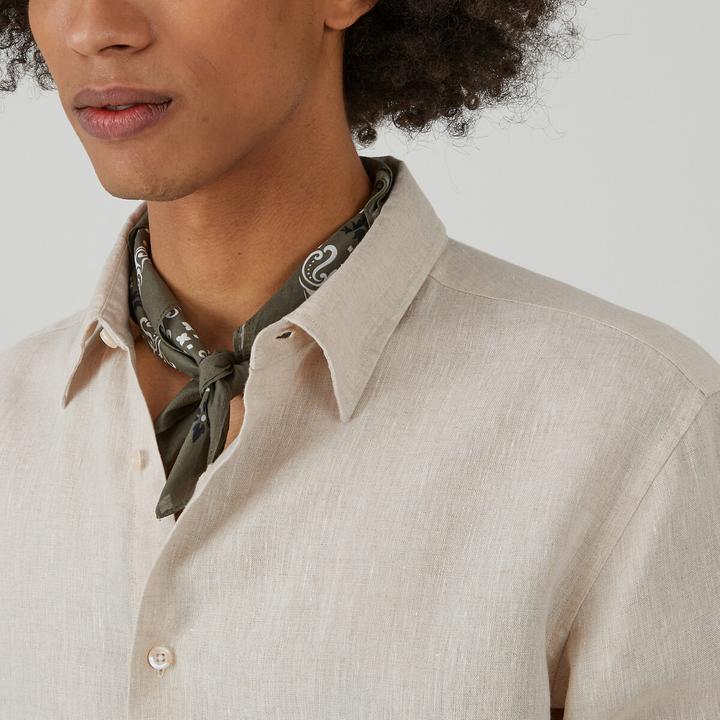 Produktbild La Redoute Collections Gerades Leinenhemd Signature mit langen Ärmeln (XL)