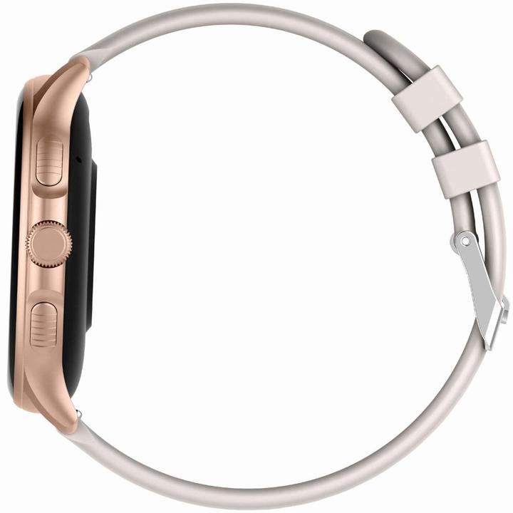 Produktbild Gravity GT12-5 Damen-Smartwatch, graues Silikonarmband + Roségold-Armband