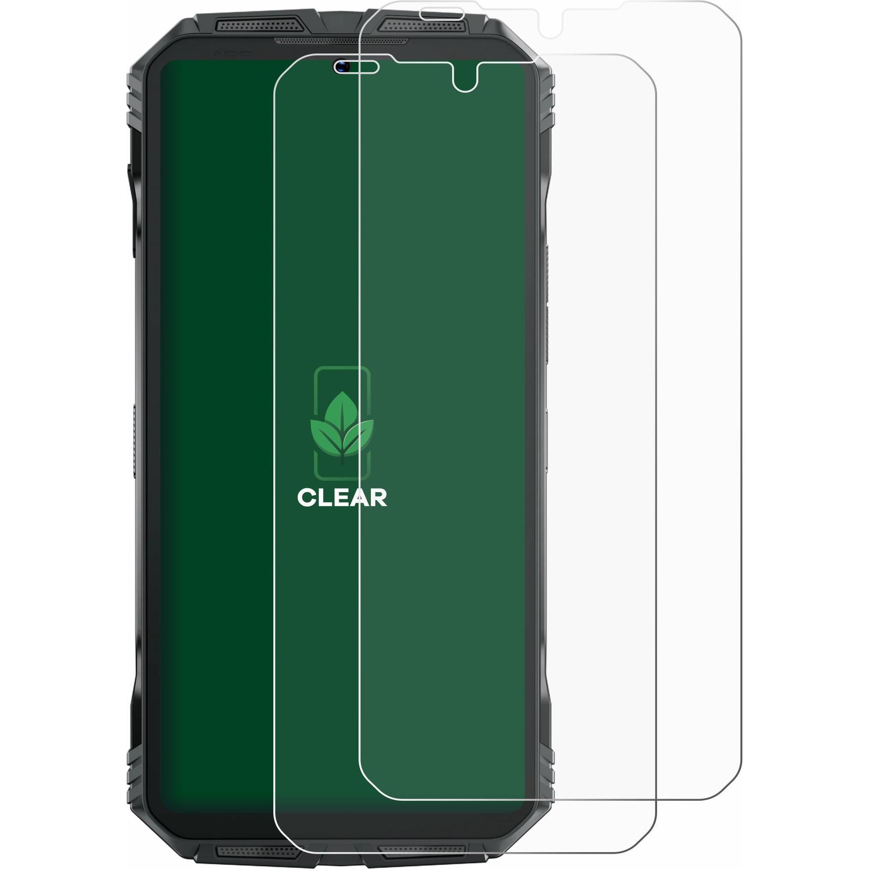 ScreenLeaf Schutzfolie nachhaltiger Displayschutz Display Schutz Folie Klar Transparent (2 Stück, Doogee V), Smartphone ...