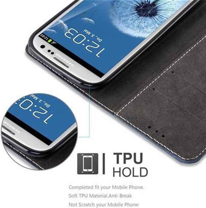 Actual product image Cadorabo Book X Wallet Cover (Samsung Galaxy S3)