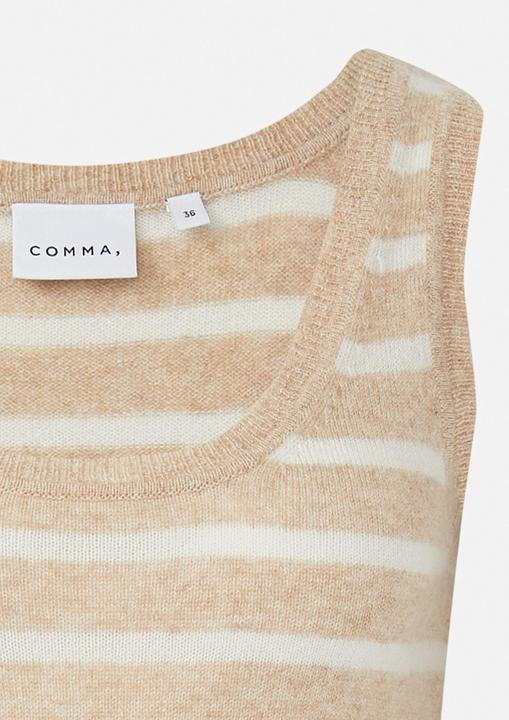 Produktbild Comma Strickpullunder Gestreiftes Stricktop aus Kaschmir (34)