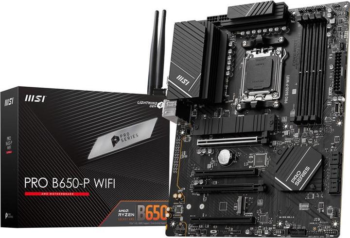 Actual product image MSI PRO B650-P WIFI (AM5, AMD B650, ATX)