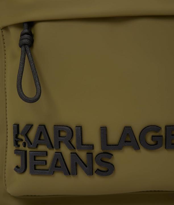 Actual product image Karl Lagerfeld Utility Coated Roll Backpack for Everyday Style and Weekend Adventures