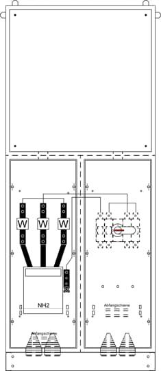 Image du produit ABB STRI Armoire pour transformateurs de mesure