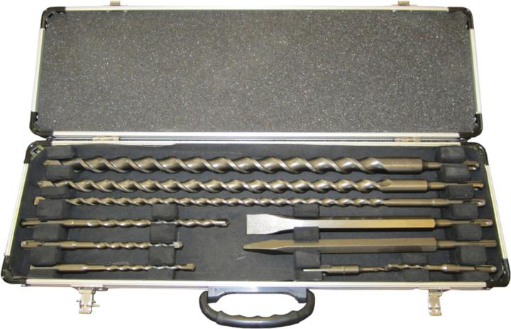 Actual product image Makita D-21191 Drill and chisel set SDS-Plus 10 pcs. + case (6, 7, 8, 10, 16, 5,5, 20 mm)