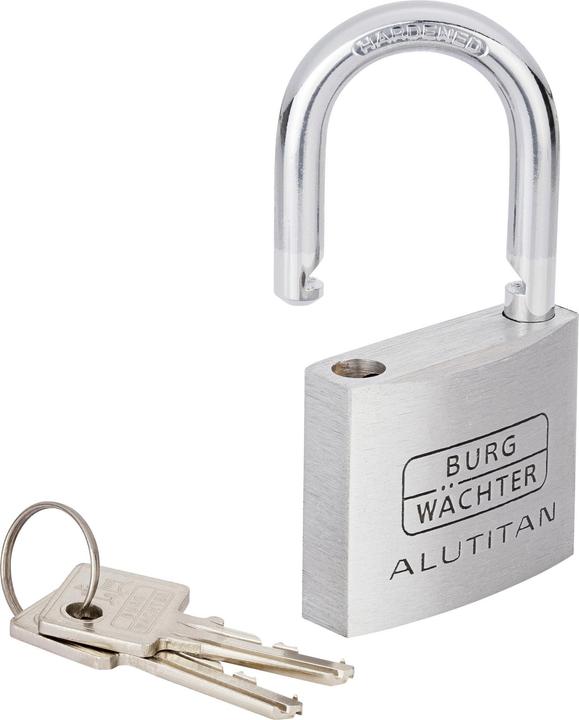Produktbild Burg Wächter Vorhängeschlösser 770 Alutitan