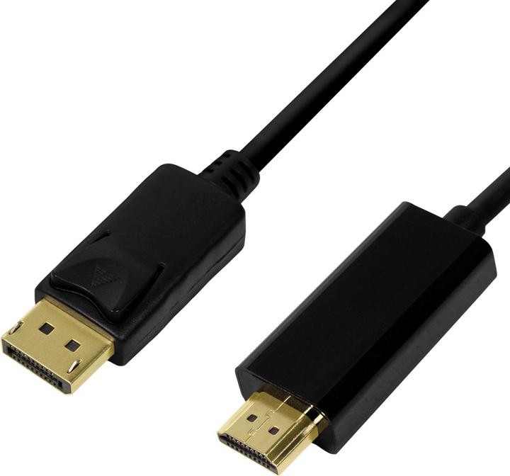 LogiLink DisplayPort — HDMI (Typ A) (2 m, DisplayPort, 1.4)