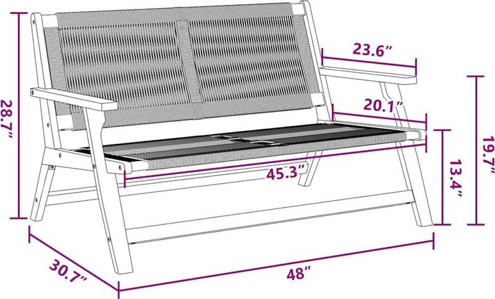 Image du produit VidaXL Banc de jardin