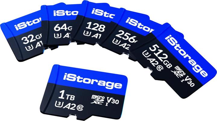 Produktbild iStorage microSD (3-Pack) (1000 GB, microSDXC, U3, UHS-III)
