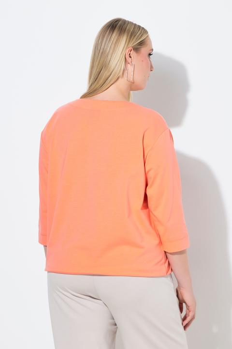 Actual product image Ulla Popken Rhinestone Flower Tee (62)