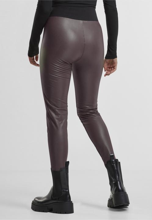 Image du produit Urban Classics Ladies Synthetic Leather High Waist Leggings (4XL)