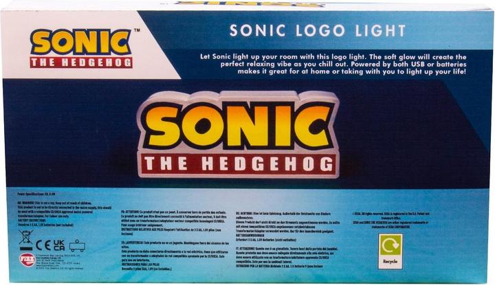 Actual product image Fizz Creations Sonic The Hedgehog Logo Light