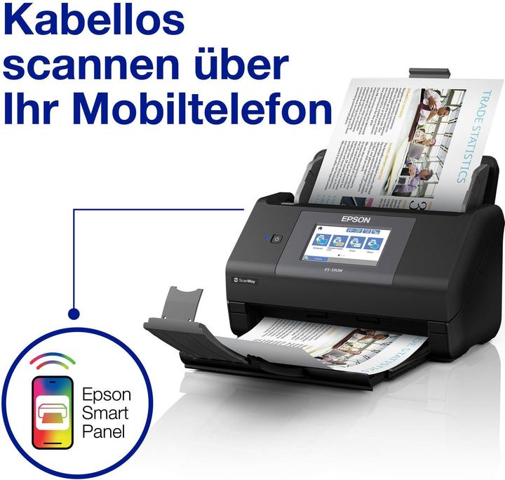 Actual product image Epson WorkForce ES-590W (USB, USB host, Wi-Fi Direct, WLAN)