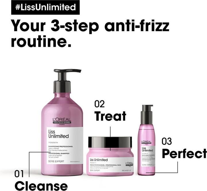 Image du produit L'Oréal Professionnel Liss Unlimited (Shampoing liquide, 500 ml)