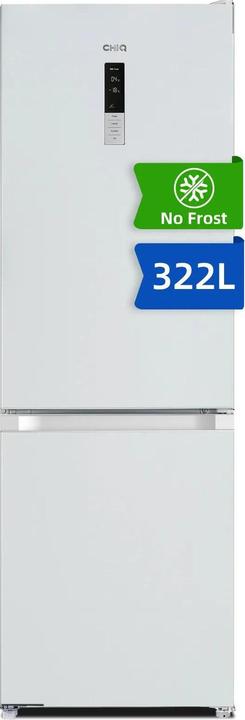 CHiQ Kühl-Gefrierkombi GCB340NEIDW 226L/96L wh D (322 l)