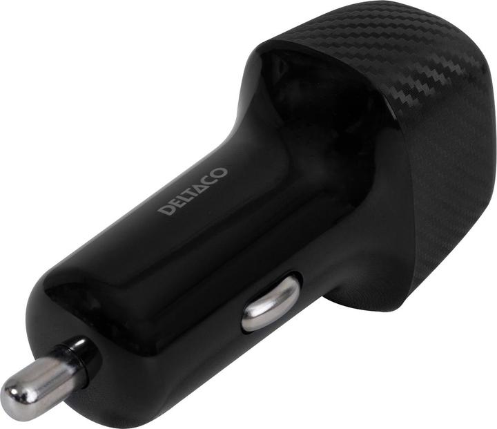 Produktbild Deltaco USBC-CAR120 mobile device charger Black Auto