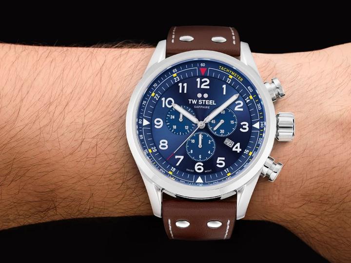 Produktbild TW-Steel Steel SVS201 Volante Swiss Chronograaf 48mm (Chronograph, 48 mm)