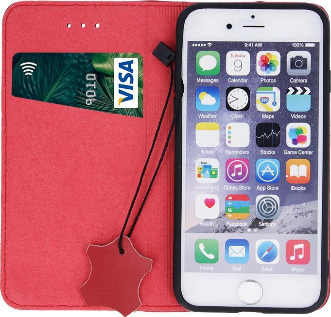 Productafbeelding OEM Echt lederen Smart Pro hoesje voor iPhone 11 kastanjebruin (Apple iPhone 11)