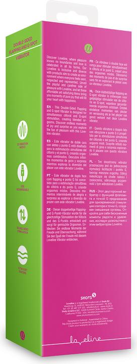 Produktbild Shots Double-Sided Flapping and G-Spot Vibrator