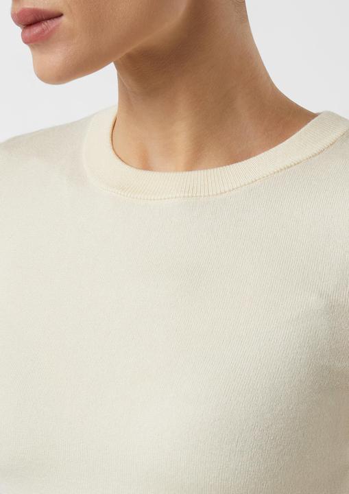 Produktbild Comma Strickpullover Kurzarmpullover im Slim Fit (42)