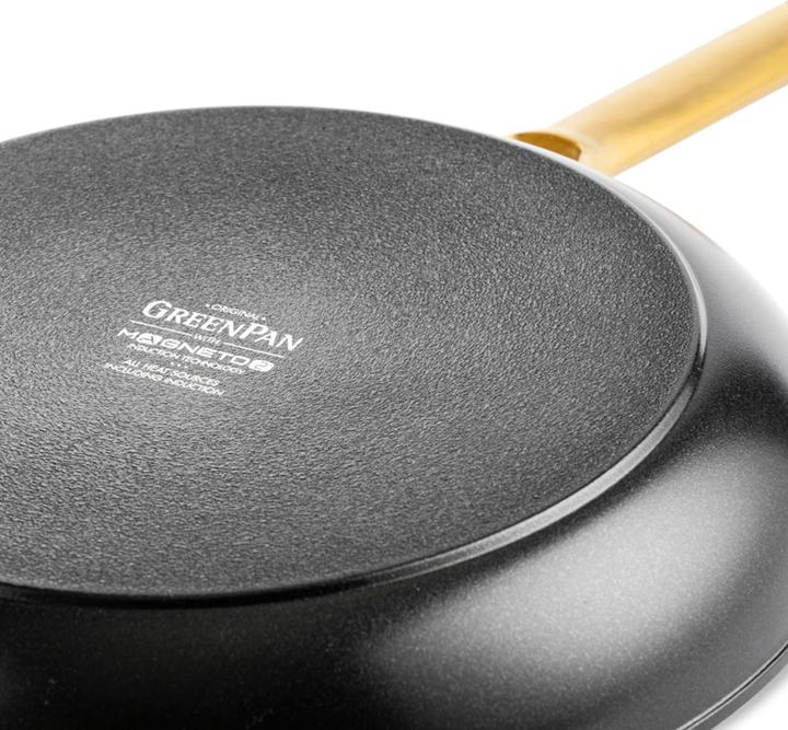 Immagine prodotto Greenpan Padelle in ceramica PADOVA Black 20 + 24 + 28 cm (28 cm, Set di pentole e padelle da cucina, Alluminio)