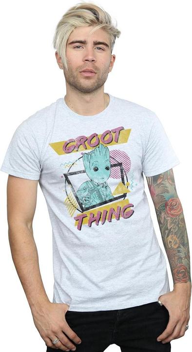 Actual product image Mens Guardians Of The Galaxy Vol. 2 Groot Thing T-Shirt (M)