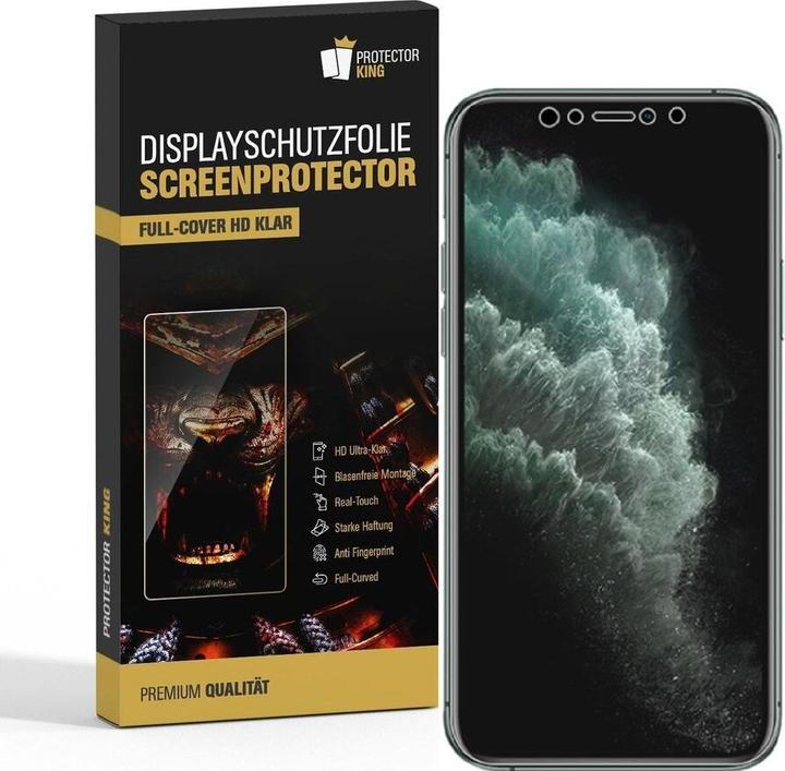 Protectorking 6x Premium Displayschutzfolie 3D KLAR (6 Stk., Apple iPhone XS Max)