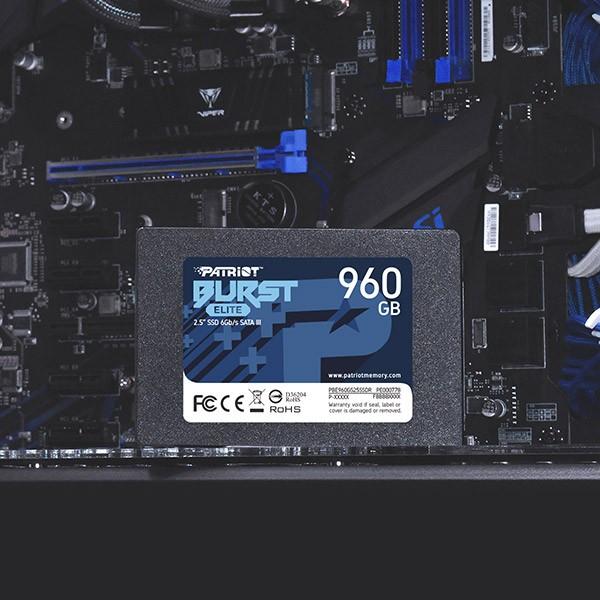 Produktbild Patriot Burst Elite - 960 GB SSD - intern - 2.5" (6.4 cm) (960 GB, 2.5")