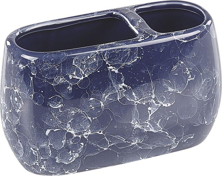 Actual product image Beliani Bathroom set 6-piece ceramic blue ANTUCO