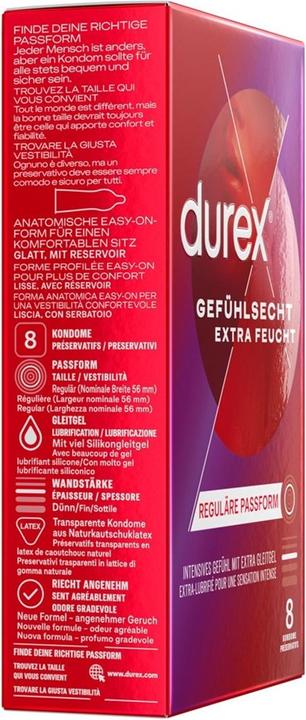 Produktbild Durex Gefühlsecht Extra Feucht (8 Stk.)