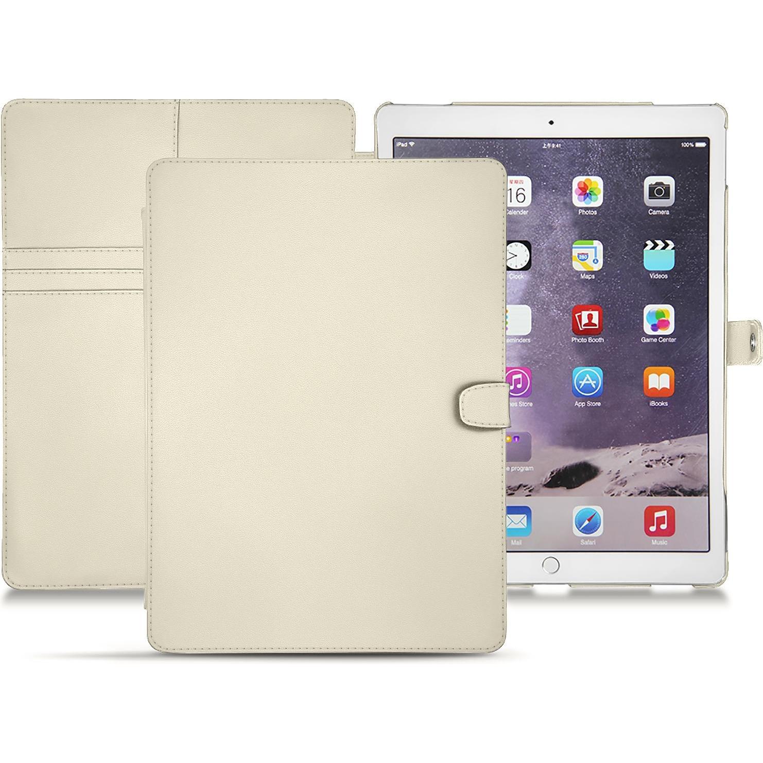 Noreve Lederschutzhülle Wallet (iPad Pro 12.9 2017 (2. Gen)), Tablet Hülle, Weiss