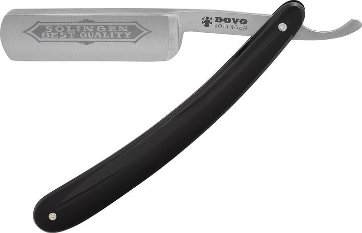 Actual product image Dovo Best Quality Straight Razor - Carbon Steel Straight Razor - 5/8 Inch - Round Head - Full Hollow
