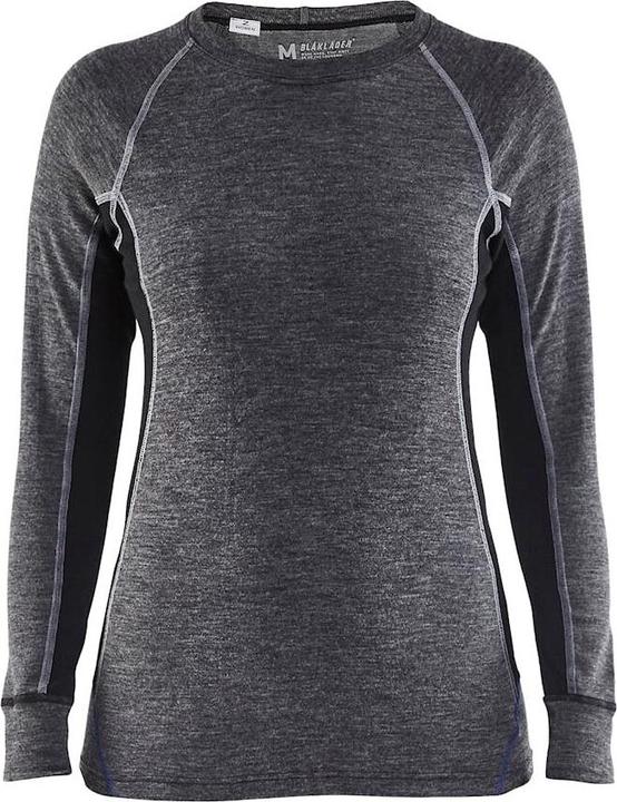 Actual product image Blakläder Ladies' vest WARM grey / black (S)