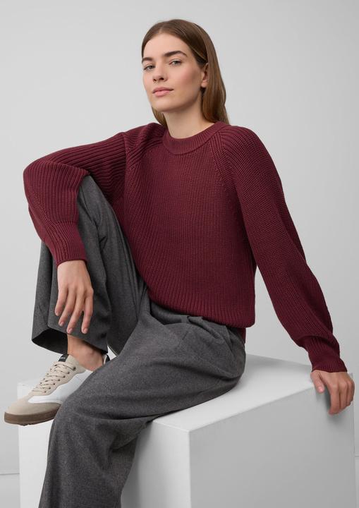 Produktbild s.Oliver Strickpullover Strickpullover mit Raglanärmeln im Relaxed Fit (42)