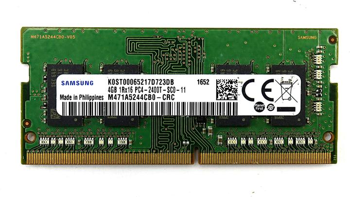 Actual product image Samsung M471a5244cb0-Crc (1 x 4GB, 2400 MHz, DDR4-RAM, SO-DIMM)
