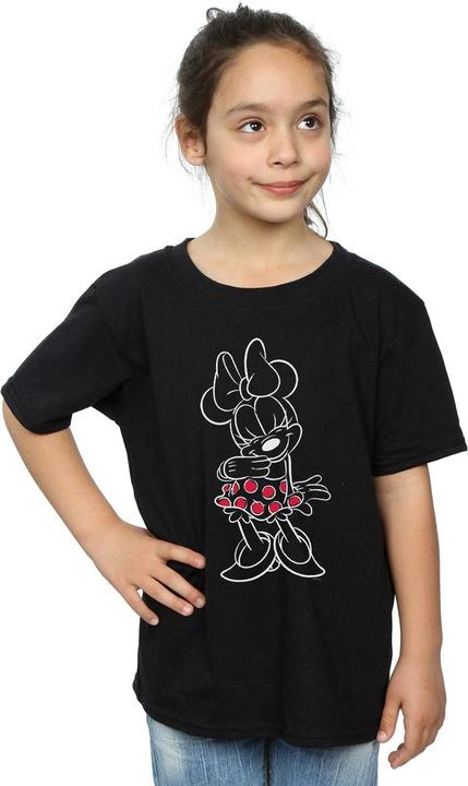Produktbild Disney Minnie Mouse Outline Polka Dot TShirt Mädchen (128)