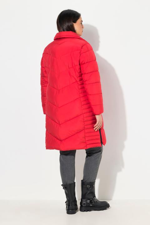 Image du produit Ulla Popken Manteau matelassé HYPRAR, tissu déperlant, fermeture zippée sur les côtés (46, 48)