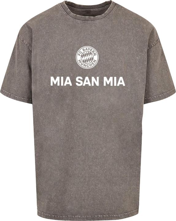 Image du produit FC Bayern München Mia San Mia Logo Acid Washed Heavy Oversize Tee - 116665 (M)