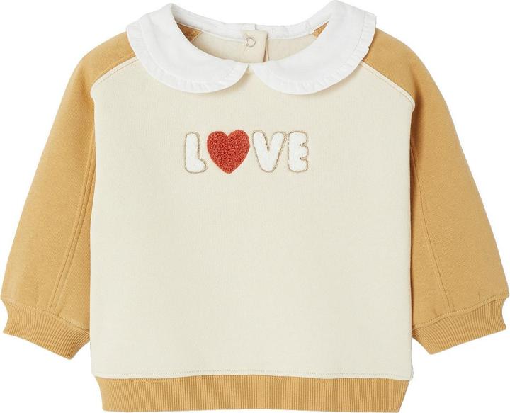 Actual product image Vertbaudet Baby Sweatshirt mit Bubikragen (86)