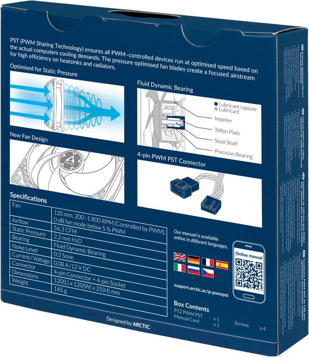 Produktbild Arctic P12 PWM PST (120 mm, 1 x)