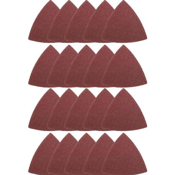 Yato, Abrasivi, CARTA ŚCIERNY TRÓJKĄTNY 80mm 20szt.