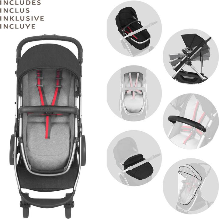 Produktbild Maclaren Daytripper Black Herringbone