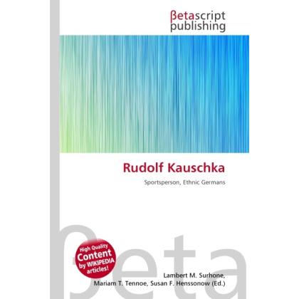 Rudolf Kauschka, Fachbücher