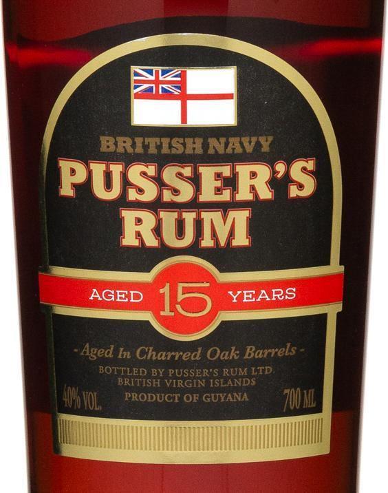Produktbild Pusser's Rum British Navy Rum (1 x 70 cl)