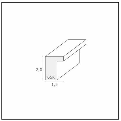 Thumbnail - Deknudt, Bilderrahmen, S65KQ3 (15 x 20 cm)
