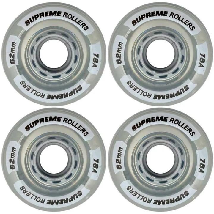 Actual product image Supreme Rollers Quad (x4) (62 mm)