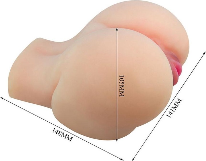 Actual product image Crazy Bull Realistic Vagina And Anus Kylie Vibrator